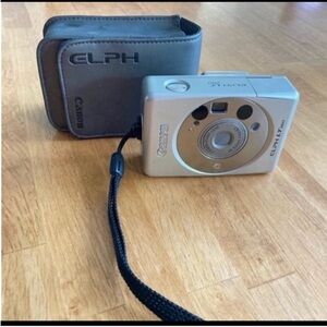 Canon Elph LT 260 APS Point & Shoot Film Camera with Original Case